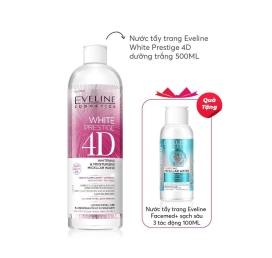 Nước tẩy trang Eveline White Prestige 4D dưỡng trắng 500ml