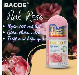 Lăn nách Bacoe Pink rose