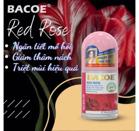 Lăn nách Bacoe red rose